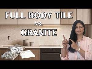“Granite vs Full Body Tile: Which Is Best for Your Kitchen Counter?”