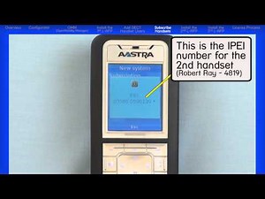 Mitel® SIP-DECT™ Enterprise Basic Installation Mod 6 Subscribe Handsets