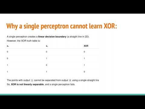 How Perceptron Layers Learns the XOR function: A Concept from Deep Learning