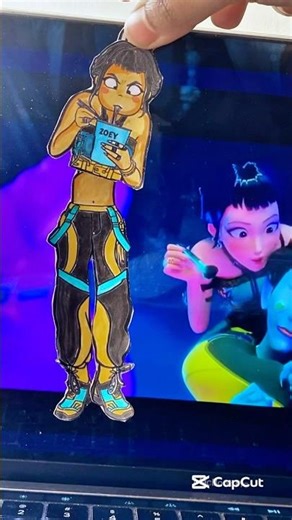 Zoey Paper Swinging Doll 🎀 Easy DIY That Actually Moves!