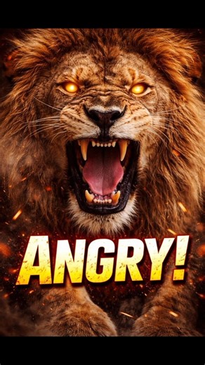 Angry Lion Roars — You Don’t Want to Be There 😳🦁