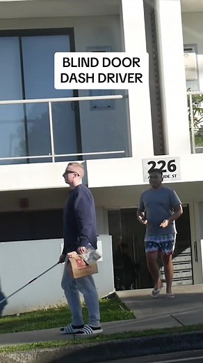 Blind Door Dash Driver Prank Gone Wrong