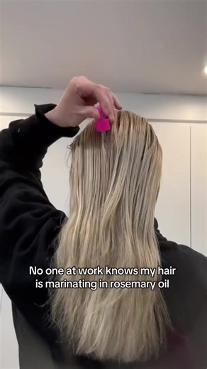 Thanks to Disco Juice our Rosemary and biotin oil #hairoil #officehumor #slickback #hair #hairwax