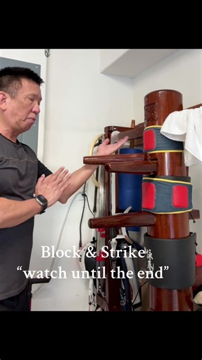 Wing Chun Training: Mastering Block and Strike Techniques