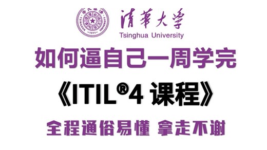 2025最新版ITIL®4认证精讲课程，（认证介绍 习题讲解 课程精讲 备考资料）全程干货无废话，大佬手把手教学从零基础到精通只需要这套就够了！