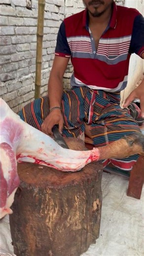 Cow's leg cutting skills #meatcuttingtechniques #meatslicing #meatmarket