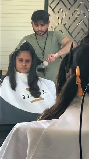 Elegant Transformation: Women's Haircut and Styling