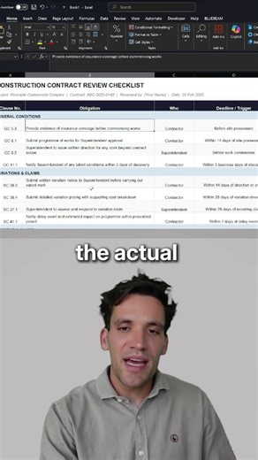 Construction Contract Review Checklists
