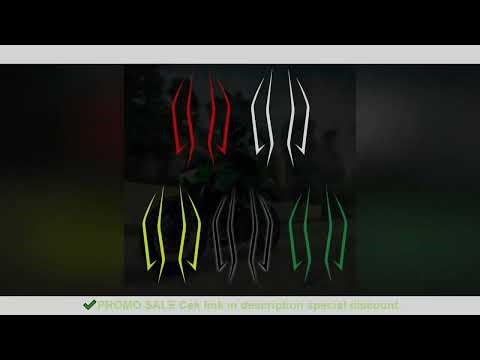 4PCS Motorcycle Fairing Sticker Decoration Reflective Cool Front Pull Headlight Decals for Kawasaki