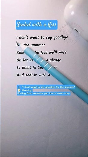 Easy English Karaoke | Sealed with a Kiss – Sing & Learn English