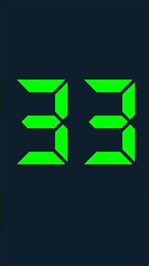 33 seconds digital timer