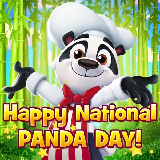 It's Chef Panda's favorite holiday! Happy Panda Day! 🐼 🎍 #NationalPandaDay #PandaDay | Cookie Jam