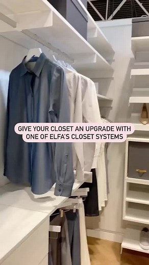 Can’t afford a complete closet makeover?@The Container Store Closet system is completely customizable and interchangeable allowing you to have a more functional, beautiful, and efficient space!#closettransformation #thecontainerstore #getorganized #containerstore #founditatcontainerstore #closetgoals #diygoals #homegoals #homefinds #gettingorganized #homeorganization #homedesign #hometips #hometricks #hometipsandtricks #cleartheclutter #cleartheclutterwithchristine #closetorganization