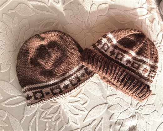 Quick Colorwork Hat Knitting Pattern | Stash Busting Beanie | Terrene Hat Duo PDF - Etsy