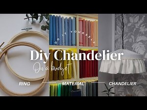 Budget Friendly DIY Chandelier You Can Actually Make at Home 💕💡