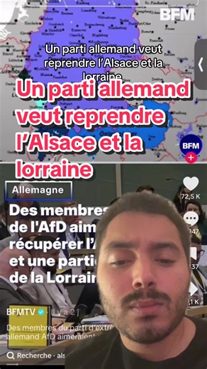 Un parti allemand veut reprendre l’Alsace et la lorraine #actualité #fyp #armeefrancaise