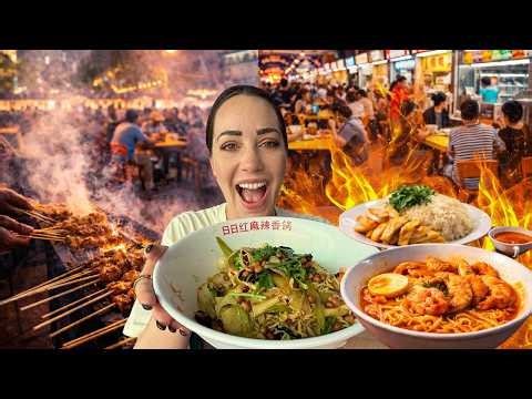 Extreme Food Tour in Singapore's Hawker Centers 🔥🇸🇬