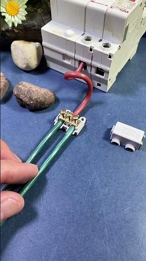 Genius Wire Connection Trick! One In Two Out Quick Connector Method | Easy Electrical Hack #shorts