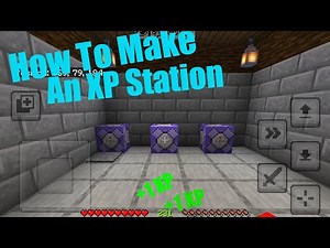 How To Make An XP Station In Minecraft Bedrock.