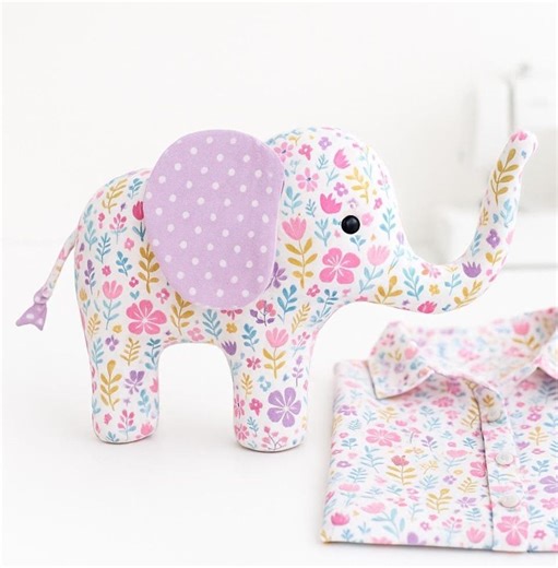 Keepsake Elephant Sewing Pattern & VIDEO Tutorial | Snugglephant Plush | Baby Shower, Kids Stuffed Animal Toy, Memory | Easy Beginners PDF - Etsy Australia