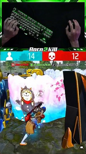 💥 B2K 1v4 Sniper Clutch! Unbelievable Free Fire Comeback 🔥 #Shorts