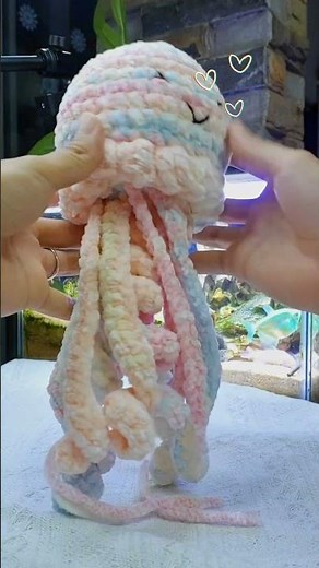 Crochet No-Sew Jellyfish - Jellyfish Amigurumi ( ENG CC)