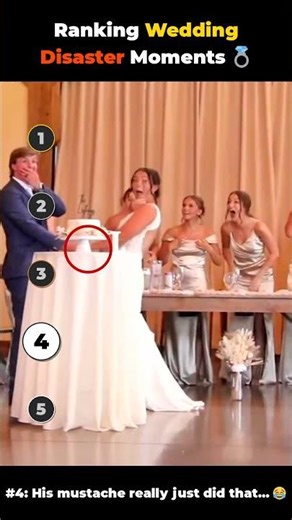 Ranking Wedding Disaster Moments #shorts