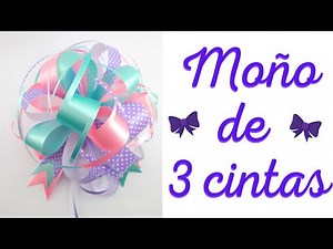 LEARN TO MAKE A 3-RIBBON BOW!