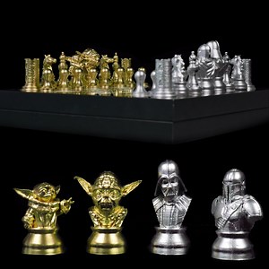Star Wars Chess Set: Darth Vader, Yoda, and More - Etsy
