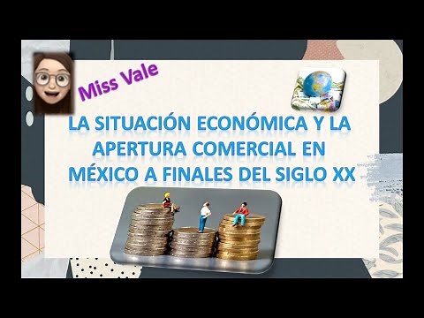 Historia "La situación económica y la apertura comercial en México a finales del siglo XX"