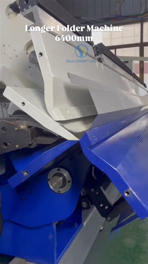 Wuxi Smart CNC Group on Instagram: "Longer Folder Machine 6400mm , sheet metal folding 21 feet longer Made In China #sheetmetalbending #sheetmetalfolding #metalfolder #panelbend #PanelBender fabrication metalfabrication metalworking metalwork sheetmetal valley sidewall Gable roofpanel MetalWallArt buildingmaterials metalbending"