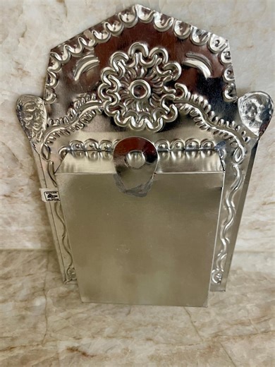 Handmade Punched Tin Nicho Altar Shine Box Wall Decor. - Etsy