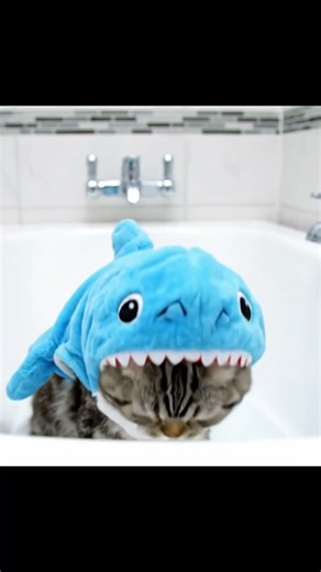 Cat Shark Attack—🦈🐱