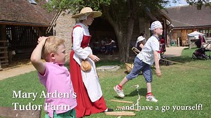 Mary Arden's Farm re-opens on Saturday! Join us from 10am - 4pm. Meet the animals, see the Tudors have dinner every day at 1pm, and explore 23 acres. There's so much to see at the farm, find out more and plan your visit: http://bit.ly/2nhdk3g | Shakespeare Birthplace Trust