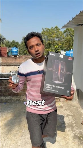 Which ₹200 vs ₹20000 door lock ￼konsa best ? 🔑 Bengali mini blog #shorts￼￼