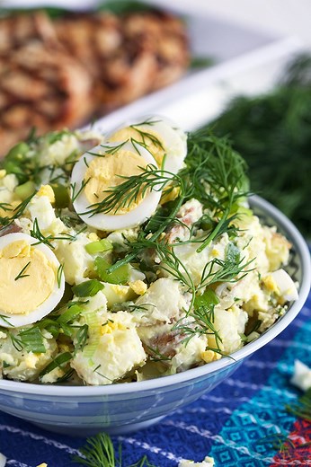 Old Fashioned Potato Salad with Egg and Dill