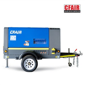 [Hot Item] Twin-Screw Water Cooling Cfair International Export Standard Industrial Portable Air Compressor