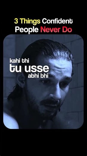 Confident People Never Do This #habits #selfgrowth #mindset