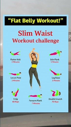 🔥 Slim Waist Workout Challenge | 7 Moves for Flat Stomach & Core Strength