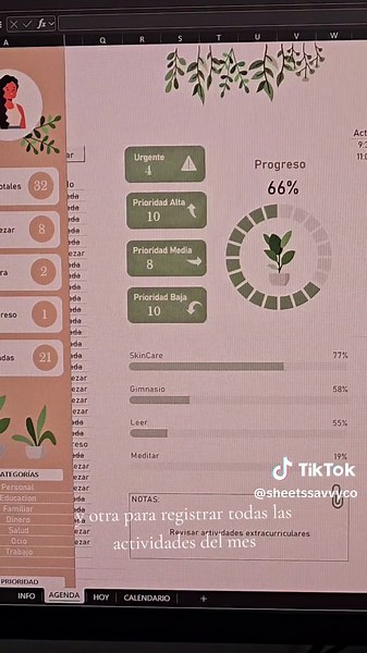 ¿Te sientes abrumada por todas las tareas que tienes que hacer? #productivity #habitos #seguimientodetareas #plantillaexcel #tipsdeproductividad #tasktracker #CapCut