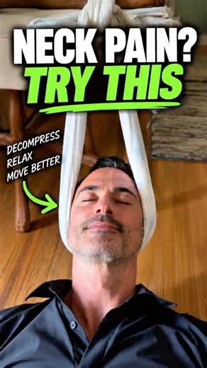 Your Neck Feels JAMMED? Try This Neck Hammock
