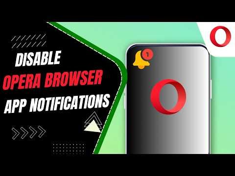 How To Disable Opera Browser App Notifications On Smartphone