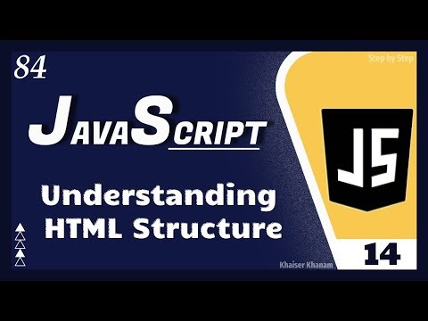 HTML Structure for Accessing the DOM- 14 || JavaScript Tutorial for Beginners - 84