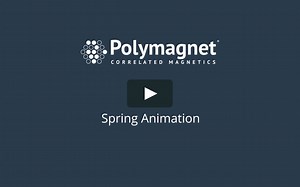 Correlated Magnetics Spring Polymagnet Animation