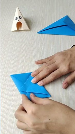 Origami Tent ⛺ Making | Easy Paper Tent | Easy Origami Craft | Easy Paper Craft | #Shorts