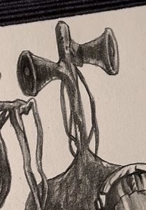 Siren Head Backrooms Drawing — eerie horror sketch guide