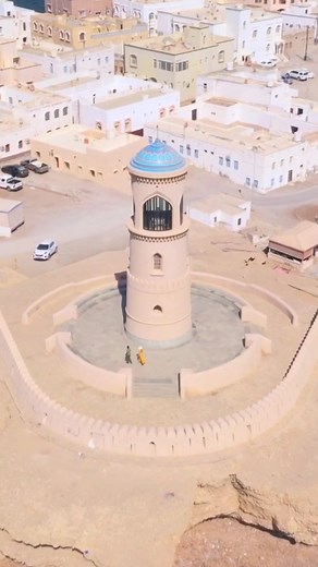 Charming Gingerbread House-Like Lighthouse in Oman