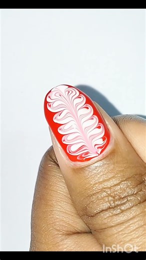 easy red nail art #nailart #simplenails #naildesigns #youtubevideo