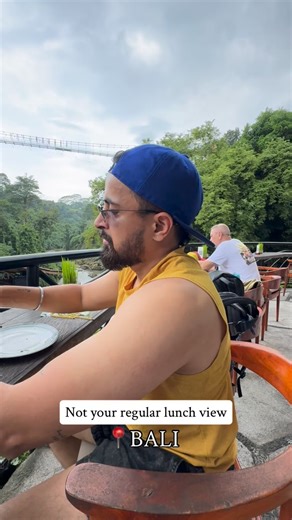 Sanket Shetty on Instagram: "Lunch with a side of paradise 🌿🍽️💦 Good food, jungle vibes, and Omma Bali’s waterfall doing its thing ✨🌊 . . 📍Omma DayClub, Bali . . . . #bali #travel #balitrip #vlog #traveltrends Things to do in Bali, Bali Itinerary, Bali Trip"