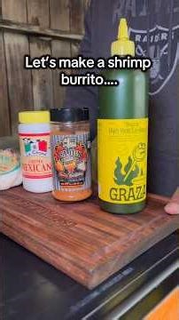 Let’s make a shrimp burrito on the blackstone griddle #blackstone #blackstonegriddle #shrimp #foodie